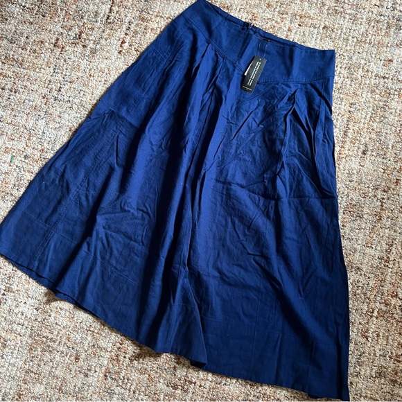 Banana Republic Deep Blue Maxi Skirt - Picture 1 of 5